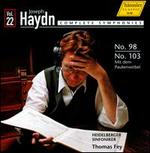 Haydn: Complete Symphonies, Vol. 22 - Nos. 98 & 103