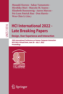 HCI International 2022 - Late Breaking Papers. Design, User Experience and Interaction: 24th International Conference on Human-Computer Interaction, HCII 2022, Virtual Event, June 26 - July 1, 2022, Proceedings