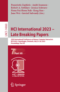 HCI International 2023 - Late Breaking Papers: 25th International Conference on Human-Computer Interaction, HCII 2023, Copenhagen, Denmark, July 23-28, 2023, Proceedings, Part VII