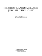 Hebrew Language and Jewish Thought