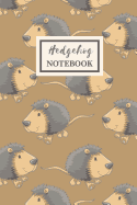 Hedgehog Notebook: Cute Animal Lover Gift Journal for Girls, College-Ruled 120-Page Blank Lined 6 X 9 in (15.2 X 22.9 CM)