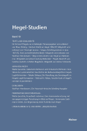 Hegel-Studien / Hegel-Studien