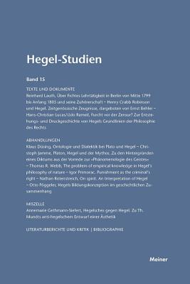 Hegel-Studien / Hegel-Studien - Pggeler, Otto (Editor), and Nicolin, Friedhelm (Editor)