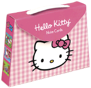 Hello Kitty Pink Gingham Pocketbook Note Cards