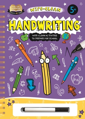 Help with Homework: Handwriting-Wipe-Clean Activities to Prepare for School: Includes Wipe-Clean Pen - Igloobooks