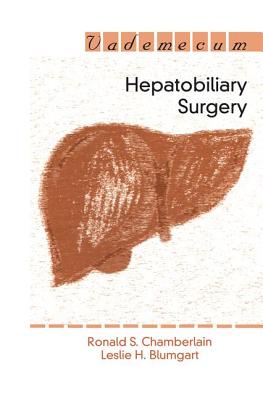 Hepatobiliary Surgery - Chamberlain, Ronald S