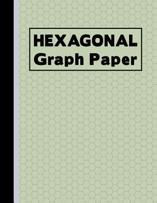Hexagonal Graph Paper: Small Hexes Notebook Green - USA, Bizcom