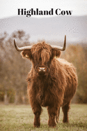 Highland Cow: Beautiful ancient breed of cow from Scotland. Journal/Notebook/Diary to write in, draw in or doodle in. Makes a nice gift for kids and farm animal lovers