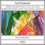 Hindemith: String Quartets No. "0", No. 3, No. 4, No. 5, etc.
