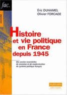 Histoire Et Vie Politique En France Depuis 1945