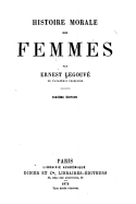 Histoire morale des femmes