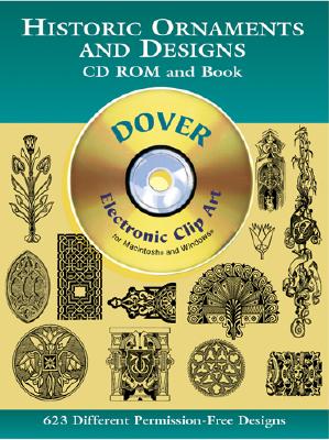 Historic Ornaments and Designs CD-ROM and Book - Dover Publications Inc, and Clip Art