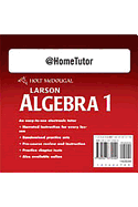 Holt McDougal Larson Algebra 1: @home Tutor CD-ROM