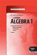 Holt McDougal Larson Algebra 1: Remediation Book