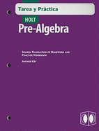 Holt Pre-Algebra Tarea y Practica