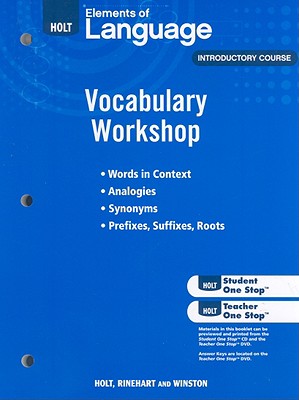 Holt Traditions Vocabulary Workshop: Vocabulary Workshop - Holt Rinehart and Winston (Prepared for publication by)