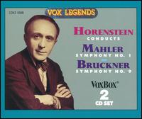 Horenstein conducts Mahler Symphony No. 1 & Bruckner Symphony No. 9 - Wiener Symphoniker; Jascha Horenstein (conductor)