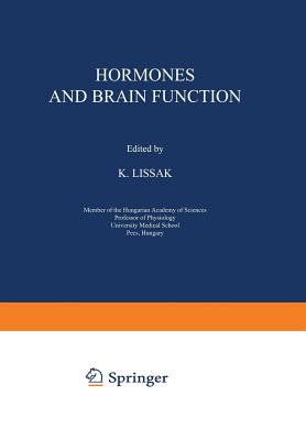 Hormones and Brain Function - Lissak, K (Editor)