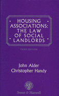 Housing Association Law - Alder, John, and Handy, Christopher, Dr.