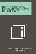 How to Conduct a Community Self-Survey of Civil Right