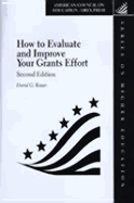 How to Evaluate and Improve Your Grants Effort - Bauer, David G