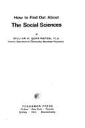 How to Find Out about the Social Sciences - Burrington, Gillian A