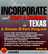 How to Incorporate-Texas