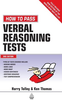 How to Pass Verbal Reasoning Tests - Tolley, Harry, and Thomas, Ken