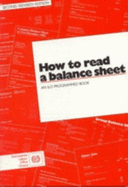 How to Read a Balance Sheet: An ILO Programmed Book