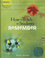 How to Teach So Students Remember