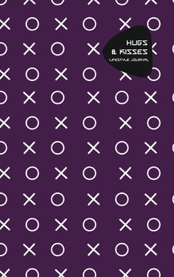 Hugs And Kisses Lifestyle Journal, (Xoxo Pattern Print), 6 x 9 Inches (A5), 144 Sheets (Purple) - Design