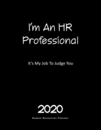 Human Resources Planner: Contemporary Week To A Page 2020 Planner For HR Professionals - Ideal Gift - Plus Additional Lined Monthly Note, Online Password Log & Habit Tracker Pages