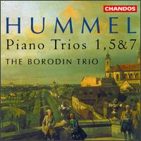 Hummel: Piano Trio Nos. 1, 5 & 7 - Borodin Trio; Lszlo Varga (cello); Luba Edlina (piano); Rostislav Dubinsky (violin)