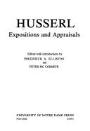 Husserl: Expositions and Appraisals - Elliston, Frederick