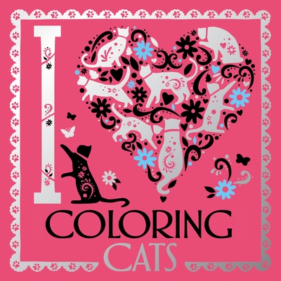 I Heart Coloring Cats - 