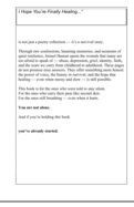 I Hope You're Finally Healing: By: Ismael Hassan