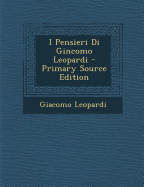 I Pensieri Di Gincomo Leopardi