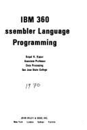IBM 360 Assembler Language Programming - Kapur, Gopal K