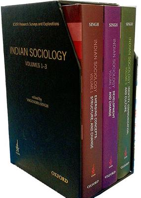 ICSSR Research Surveys and Explorations: Indian Sociology: Box Set, Vols 1-3 - Singh, Yogendra (Editor)