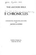 II Chronicles - Myers, Jacob Martin