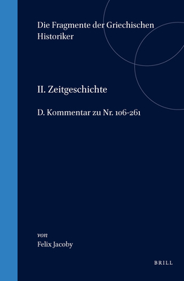 II. Zeitgeschichte, D. Kommentar zu Nr. 106-261 - Jacoby