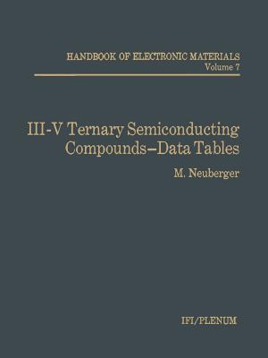 III-V Ternary Semiconducting Compounds-Data Tables - Neuberger, M