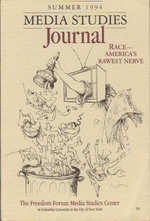 Media Studies Journal: Race-America's Rawest Nerve (Summer 1994) [Paperback...