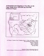 Archaeological Investigations At Two Sites on the Upper Rogue River (35JA189 and 35JA190), Southwest Oregon (University of Oregon Anthropological Papers, 48)