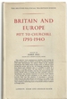 Britain and Europe Pitt to Churchill 1793-1940