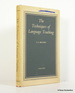 The Techniques of Language Teaching