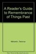 A Reader's Guide to Remembrance of Things Past
