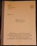 Chemical and Physical Characteristics of Water in Estuaries of Texas: October 1968-September 1969