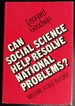 Can Social Science Help Solve National Problems (Welfare a Case Point)