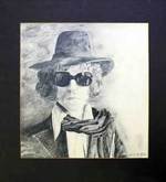 Portrait of Bob Dylan